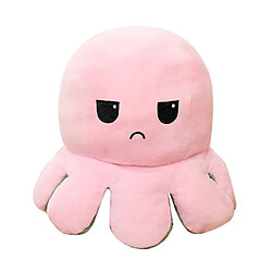 RedMiter Peluche poulpe réversible double face 20 cm -vert + rose