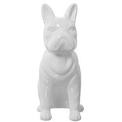 Avis Figurine Décorative Alexandra House Living Blanc Céramique Chien 14 x 25 x 34 cm