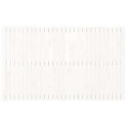 Avis vidaXL Tête de lit murale Blanc 185x3x110 cm Bois massif de pin