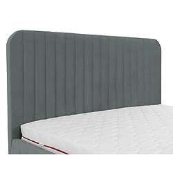 Avis Bestmobilier Stuart - lit coffre - 140x200 cm - sommier inclus - en velours