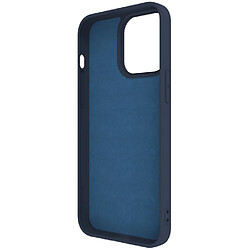 Muvit Coque pour iPhone 15 Pro Max Soft Touch Compatible MagSafe Bleu nuit