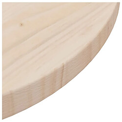 Avis vidaXL Dessus de table Ø40x2,5 cm Bois de pin massif