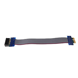 Câbles D'adaptateur De Câble De Prolongateur De Carte De Riser De PCI-E 1X Câble Flexible D'adaptateur pas cher