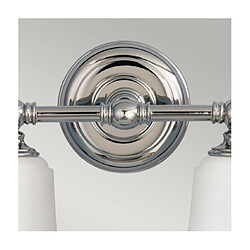 Elstead Lighting Lampe pour Mirroir Salle de bains Huguenot Chrome poli