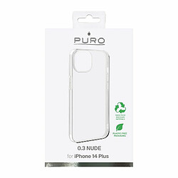 Avis Puro 0.3 Nude pour iPhone 14 Plus transparent