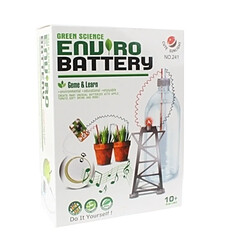 Wewoo Jeu construction DIY Kit de batterie Enviro Vert Materials DIY pas cher