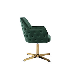 Acheter Chaise de bureau - Velours - Vert et doré - CAPULI de Pascal Morabito