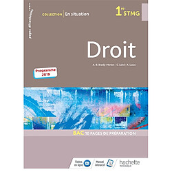 Droit 1re STMG : programme 2019