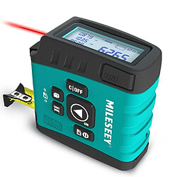 Avis Justgreenbox Mesureur de distance de puissance de ruban de mesure laser numérique 3-en-1 Mesureur de 131 pieds, 30m / 98ft