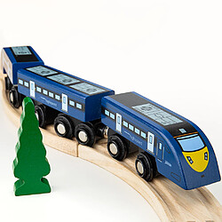 Bigjigs Rail Train à grande vitesse en bois 1