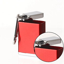 Universal Palette grise avec porte-clefs Mini Portable Cendrier Porte-clefs Extérieur Porte-clefs en métal Porte-clés Cendrier Accessoires pour Fumeur Homme Cadeau |