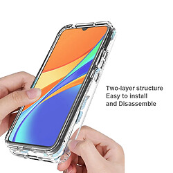 Coque en TPU anti-chute, transparent pour votre Xiaomi Redmi 9C/9C NFC - papillon bleu