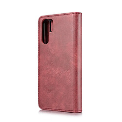 Avis Wewoo Housse Coque Etui en cuir Crazy Horse Texture Flip détachable magnétique pour HuP30 Pro, avec support et fentes pour cartes porte-monnaie (Rouge)