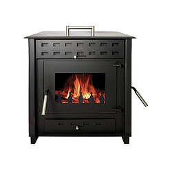 Interstoves POÊLE À BOIS HUGO 9 | BÛCHES 50CM - Noir