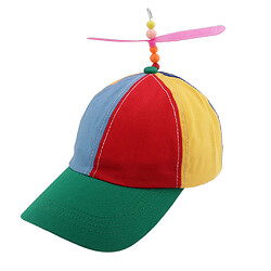 Chapeau de tête de bambou en hélice parent-enfant Chapeau de baseball Duck Tongue Hat Adultes