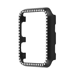 Avis Bumper en métal rigide bumper en alliage diamant noir pour votre Apple Watch Series 4 40mm