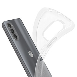 Avizar Coque Motorola Moto G52 et G82 Silicone Gel Flexible Fine et Légère Transparent pas cher