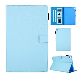 Etui en PU avec stockage de cartes bleu clair pour votre Samsung Galaxy Tab A 10.1 (2019) T515