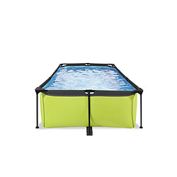 EXIT Piscine Lime 220x150x65cm avec pompe filtrante - vert