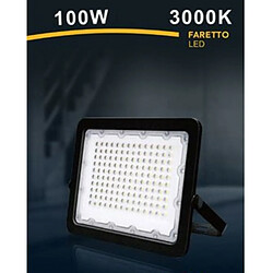 Tradex LED SPOTLIGHT ULTRA SLIM OUTDOOR BLACK IP65 LIGHT 6500K 4000K 3000K FS100W-N