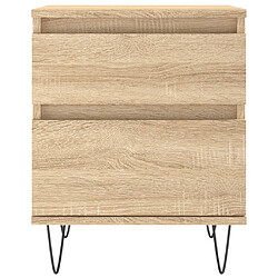 Acheter vidaXL Table de chevet chêne sonoma 40x35x50 cm bois d’ingénierie