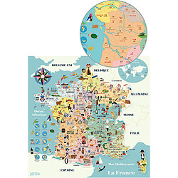 Acheter Carte de France magnetique Vilac