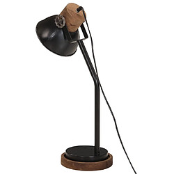 Acheter vidaXL Lampe de bureau 25 W noir 18x18x60 cm E27