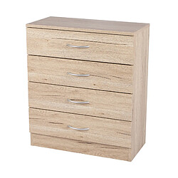 ARMOIRE DE BUREAU ARMOIRE DE RANGEMENT COMMODE MEUBLE DE RANGEMENT MEUBLE 4 TIROIRS 60X30XH70CM+Urban Living