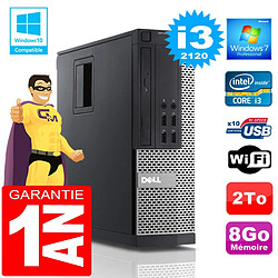 PC DELL 990 SFF Core I3-2120 Ram 8Go Disque 2 To Wifi W7 - Occasion