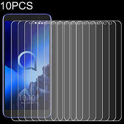 Wewoo Protection Film de verre trempé non plein écran pour 10 PCS 9H 2.5D Alcatel 1X 2019