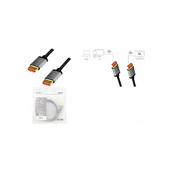 LogiLink Câble HDMI 2.1, fiche mâle A - mâle A, 1,0 m ()