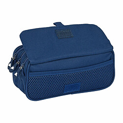 Trousse Fourre-Tout Triple Kappa 21,5 x 10 x 8 cm Blue marine