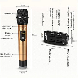 Yonis Microphone Sans Fil Haute Qualité Pour TV PC