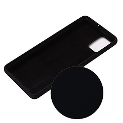 Coque en silicone liquide noir pour votre Samsung Galaxy A51