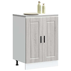 vidaXL Armoire de cuisine Porto sonoma gris bois d'ingénierie