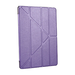 Wewoo Coque Violet pour iPad Pro 10.5 pouces Silk Texture Horizontal déformation flip étui en cuir avec 4 pliage titulaire et sommeil / réveil