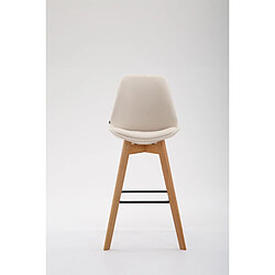 Non Tabouret de bar Metz tissu Natura