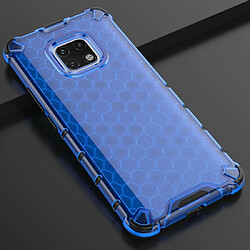 Wewoo Coque Souple antichoc en nid d'abeille PC + TPU pour Huawei Mate 20 Pro bleu