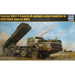 Trumpeter Maquette Camion Russian 0a52-2 Smerch-m Multiple Rocket Launcher Of Rszo 8k58 Smerch Mlrs