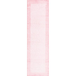 Vidal Tapis de couloir en laine 292x81 rose Darya