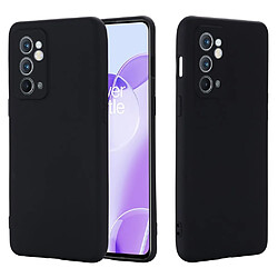 Coque en silicone anti-scratch, avec sangle, noir pour votre OnePlus 9RT 5G