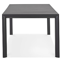 Acheter Alterego Table de jardin extensible 'SAMUI' en aluminium gris foncé - 180(240)x100 cm