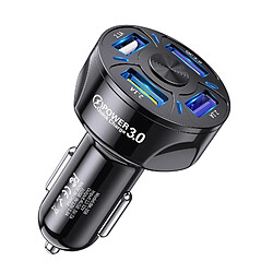 12V 4-Ports USB Car Charge QC 3.0 Prise D'adaptateur De Charge Rapide Pour IPhone Blanc