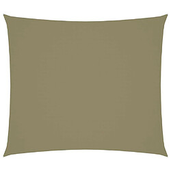 Maison Chic Voile d'ombrage | Voile de parasol | Toile d'ombrage tissu oxford rectangulaire 2,5x3 m beige -MN54547