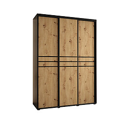 Abiks Meble Armoire Davos 10 À Portes Coulissantes 235,2/170/45 3 Portes