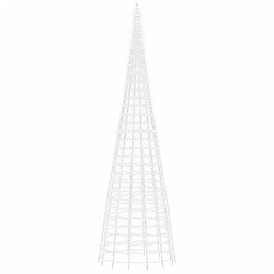 Avis vidaXL Arbre de Noël lumineux sur mât de drapeau 3000 LED blanc 800 cm