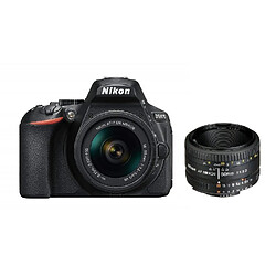 NIKON D5600 KIT AF-P 18-55MM F3.5-5.6G VR + AF 50MM F1.8D