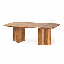 Avis BOIS & CHIFFONS Table de repas rectangulaire 220 cm | Acacia Maglan