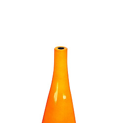 Acheter Beliani Vase à fleurs SABADELL fait à la main Céramique 50 cm Orange