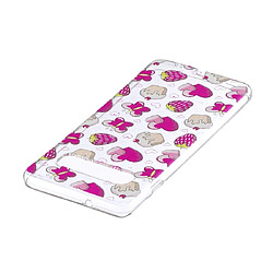 Acheter Wewoo Coque Fashion Étui de protection en TPU peint pour Galaxy S10 motif de gâteau aux fraises